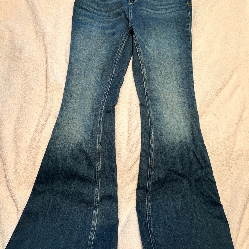 Arizona Jean Company Women's Blue Flare Jeans